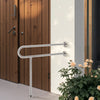 VEVOR Toilet Safety Rail, 31.5 Inch U-Shaped Handicap Grab Bar, 304 Stainless Steel Senior Safety Pole, Toilet Grab Bars with Anti-Slip Handle, 300 Lbs Load Capacity Security Handrail with Support Leg