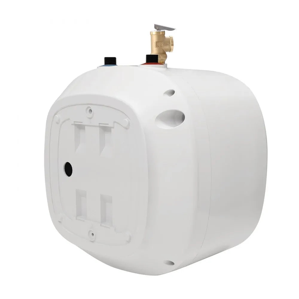 VEVOR Electric Mini-Tank Water Heater 2.5-Gallon Tank, 1440W Hot Water Boiler Storage, Safety Temperature Pressure Valve Easy Install, for Kichen Bathroom Restaurant, Shelf Wall Floor Mounted