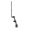 VEVOR Boat Trailer Steps, 2-Step, Heavy-Duty Boat Trailer Steps with Handle, Non-Slip Surface, 3 Mounting Angle Options, Carbon Steel Ladder Suitable for 3" x 3"/3" x 5"/4" x 4" Frame, Bottom Mounting