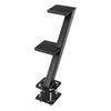 VEVOR Boat Trailer Steps, 2-Step, Heavy-Duty Boat Trailer Steps with Handle, Non-Slip Surface, 3 Mounting Angle Options, Carbon Steel Ladder Suitable for 3" x 3"/3" x 5"/4" x 4" Frame, Bottom Mounting