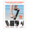 VEVOR Boat Trailer Steps, 4-Step, Heavy-Duty Boat Trailer Steps with Handle, Non-Slip Surface, 3 Mounting Angle Options, Carbon Steel Ladder Suitable for 3" x 3"/3" x 5"/4" x 4" Frame, Bottom Mounting