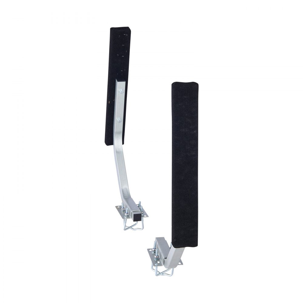 VEVOR Boat Trailer Guides, 1.2 in Adjustable Width Trailers Guide, 2PCS High-Hardness Steel Trailer Guide-Ons with Thick Support Pads, Fits L-Beam, Box or C-Channel Bunk-Style Pontoon Trailers