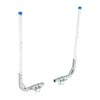 VEVOR Boat Trailer Guides, 30.5 in/47.5 in Height Guide Poles, 2PCS High-Hardness Steel Trailer Guide-Ons, Adjustable Guide Poles with PVC Pipes, for Ski Boats, Compact Fishing Boats, Small Sailboat