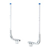 VEVOR Boat Trailer Guides, 30.5 in/47.5 in Height Guide Poles, 2PCS High-Hardness Steel Trailer Guide-Ons, Adjustable Guide Poles with PVC Pipes, for Ski Boats, Compact Fishing Boats, Small Sailboat