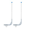 VEVOR Boat Trailer Guides, 30.5 in/47.5 in Height Guide Poles, 2PCS High-Hardness Steel Trailer Guide-Ons, Adjustable Guide Poles with PVC Pipes, for Ski Boats, Compact Fishing Boats, Small Sailboat