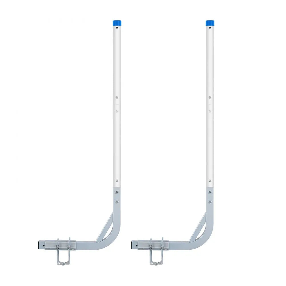 VEVOR Boat Trailer Guides, 30.5 in/47.5 in Height Guide Poles, 2PCS High-Hardness Steel Trailer Guide-Ons, Adjustable Guide Poles with PVC Pipes, for Ski Boats, Compact Fishing Boats, Small Sailboat