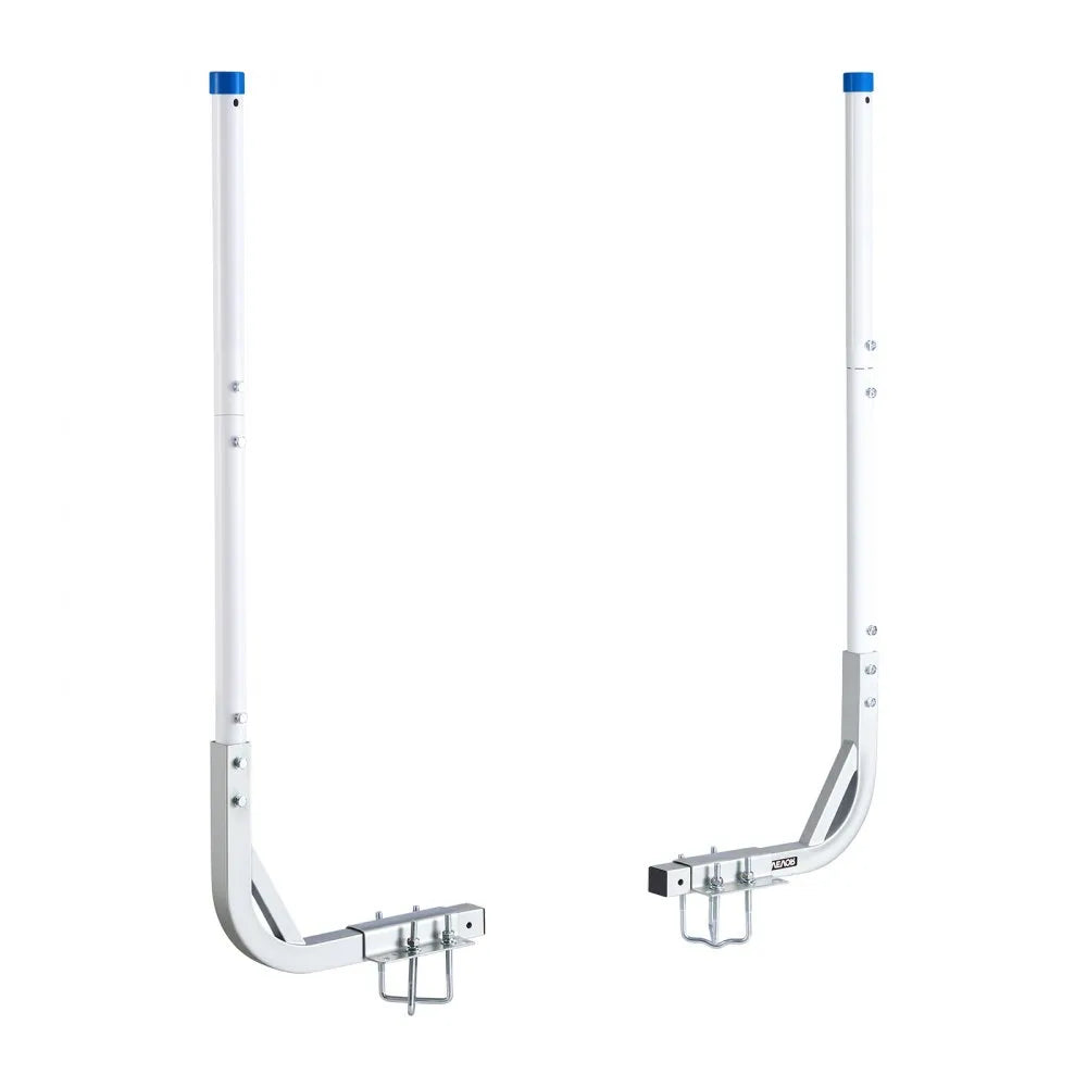 VEVOR Boat Trailer Guides, 30.5 in/47.5 in Height Guide Poles, 2PCS High-Hardness Steel Trailer Guide-Ons, Adjustable Guide Poles with PVC Pipes, for Ski Boats, Compact Fishing Boats, Small Sailboat