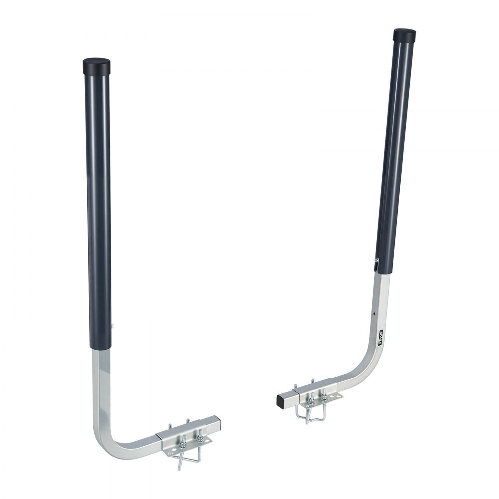 VEVOR Boat Trailer Guides, 40 in/48 in Height Guide Poles, 2PCS High-Hardness Steel Trailer Guide-Ons, Adjustable Guide Poles with PVC Pipes, for Ski Boats, Compact Fishing Boats, Small Sailboat
