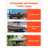 VEVOR Boat Trailer Guide, 40″ Adjustable Design Trailer Guide Poles, 2PCS High-Hardness Steel Trailer Guide-Ons, Trailer Guides with PVC Pipe Posts, for Ski Boat, Fishing Boat or Sailboat Trailer