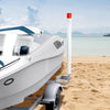 VEVOR Boat Trailer Guide, 40″ with LED Light Trailer Guide Poles, 2PCS High-Hardness Steel Trailer Guide-Ons, Trailer Guides with PVC Pipes, for Ski Boat, Fishing Boat or Sailboat Trailer