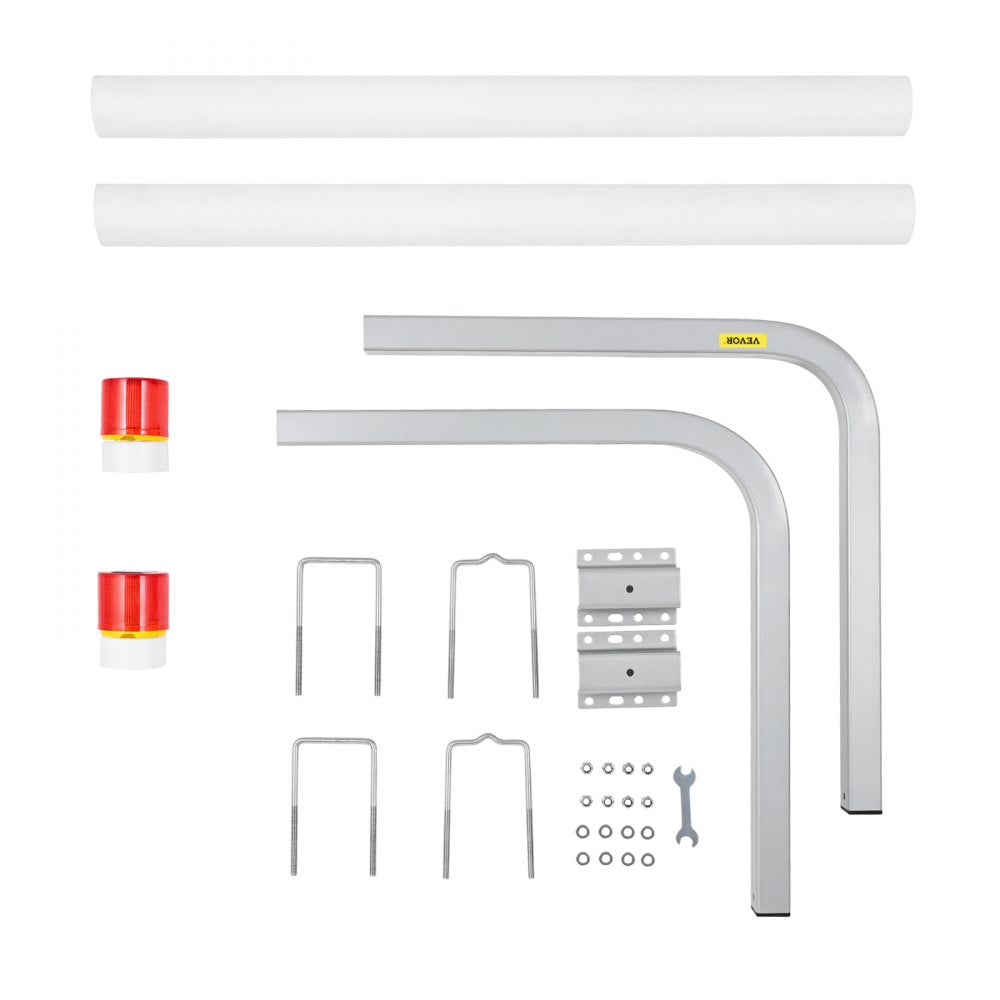 VEVOR Boat Trailer Guide, 40″ with LED Light Trailer Guide Poles, 2PCS High-Hardness Steel Trailer Guide-Ons, Trailer Guides with PVC Pipes, for Ski Boat, Fishing Boat or Sailboat Trailer
