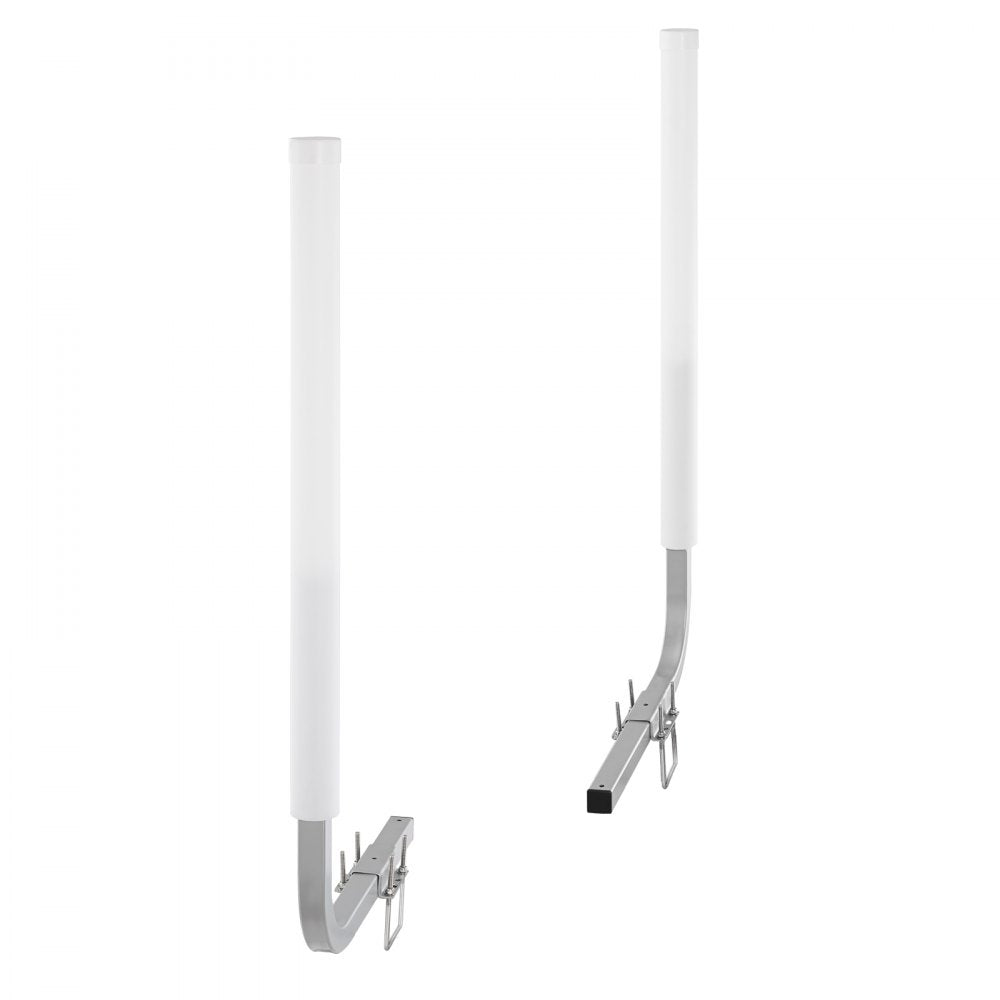 VEVOR Boat Trailer Guide, 60″ Adjustable Design Trailer Guide Poles, 2PCS High-Hardness Steel Trailer Guide-Ons, Trailer Guides with PVC Pipes, for Ski Boat, Fishing Boat or Sailboat Trailer