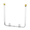 VEVOR Boat Trailer Guide, 46 in with LED Light Trailer Guide Poles, 2PCS High-Hardness Steel Guide-Ons, Wide Adjustable Trailers Guides with PVC Pipes, for Ski Boat, Fishing Boat or Sailboat Trailers