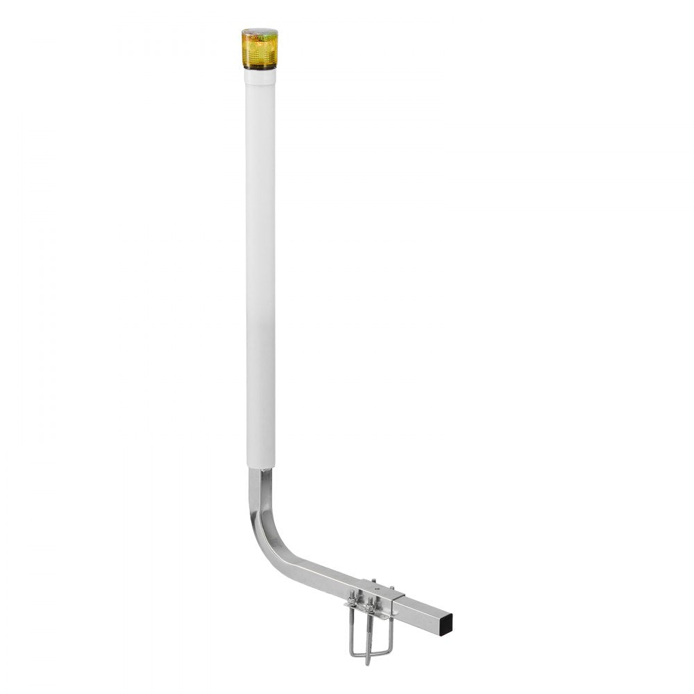 VEVOR Boat Trailer Guide, 46 in with LED Light Trailer Guide Poles, 2PCS High-Hardness Steel Guide-Ons, Wide Adjustable Trailers Guides with PVC Pipes, for Ski Boat, Fishing Boat or Sailboat Trailers