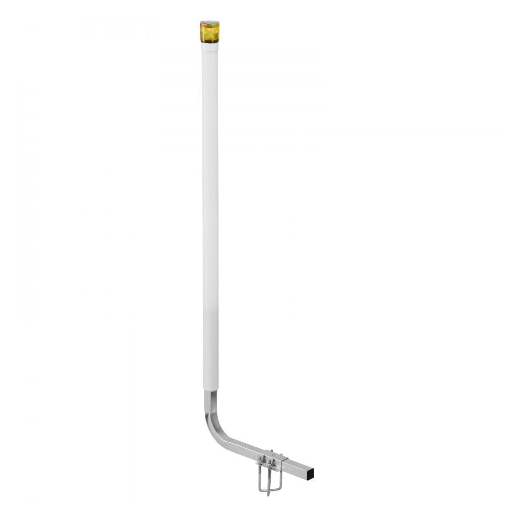 VEVOR Boat Trailer Guide, 65.7 in with LED Light Trailer Guide Poles, 2PCS High-Hardness Steel Guide-Ons, Wide Adjustable Trailers Guides with PVC Pipes, for Ski Boat, Fishing Boat, Sailboat Trailers