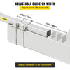 VEVOR Boat Trailer Guide-on, 22\", 2PCS Steel Trailer Post Guide ons, with White PVC Tube Covers, Complete Mounting Accessories Included, for Ski Boat, Fishing Boat or Sailboat Trailer