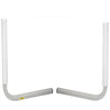 VEVOR Boat Trailer Guide-on, 22\", 2PCS Steel Trailer Post Guide ons, with White PVC Tube Covers, Complete Mounting Accessories Included, for Ski Boat, Fishing Boat or Sailboat Trailer