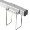 VEVOR Boat Trailer Guide-on, 22\", 2PCS Steel Trailer Post Guide ons, with White PVC Tube Covers, Complete Mounting Accessories Included, for Ski Boat, Fishing Boat or Sailboat Trailer