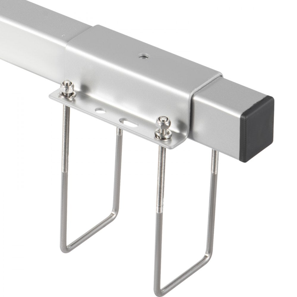 VEVOR Boat Trailer Guide-on, 22\", 2PCS Steel Trailer Post Guide ons, with White PVC Tube Covers, Complete Mounting Accessories Included, for Ski Boat, Fishing Boat or Sailboat Trailer