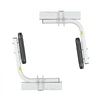 VEVOR Marine Trailer Guide Set, 20.5” Flexibly Adjustable Poles, Pair of Steel Anti-Rust Guides, Durable Roller Support for Ski, Fishing, or Sailboat Trailers 2024