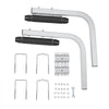 VEVOR Marine Trailer Guide Set, 20.5” Flexibly Adjustable Poles, Pair of Steel Anti-Rust Guides, Durable Roller Support for Ski, Fishing, or Sailboat Trailers 2024