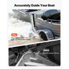 VEVOR Boat Trailer Guides, 18.5 in/20.5 in Height Adjustable Trailers Guide, 2PCS Thickened High-Duty Steel Trailer Guide-Ons with Smooth Roller Guidance, for V-Hull Boats, Small to Mid-Size Boats