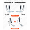 VEVOR Boat Trailer Guides, 18.5 in/20.5 in Height Adjustable Trailers Guide, 2PCS Thickened High-Duty Steel Trailer Guide-Ons with Smooth Roller Guidance, for V-Hull Boats, Small to Mid-Size Boats