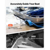 VEVOR Boat Trailer Guides, 16.7 in/18.7 in Height Adjustable Trailers Guide, 2PCS Thickened Steel Trailer Guide-Ons with Thick Support Pads, Fits L-Beam, Box or C-Channel Bunk-Style Pontoon Trailers