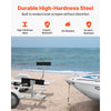 VEVOR Boat Trailer Guide, 2PCS Adjustable Short Bunk Guide-Ons, Hardened Steel Trailer Guide Poles with Soft Cushion, Heavy Duty Roller Guide Design, for Ski Boat, Fishing Boat or Sailboat Trailer