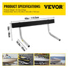 VEVOR Boat Trailer Guide-ons, 2 PCS Rustproof Steel Trailer Guide ons, Trailer Guides with Carpet-Padded Boards, Mounting Parts Included, for Ski Boat, Fishing Boat or Sailboat Trailer