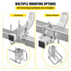 VEVOR Boat Trailer Guide on, 20", One Pair Trailer Pontoon Bunk Board Guide-ons, Steel Trailer Guides, Complete Mounting Accessories Included, for Ski Boat, Fishing Boat or Sailboat Trailer