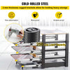 VEVOR Heavy Duty Drawer Slides 2PCS Drawer Slides 24\" Locking Drawer Slides 250LBS Capacity Heavy Duty Slides Three Section Full Extension Drawer Slide Cold-Rolled Steel Industrial Drawer Slides