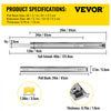 VEVOR Heavy Duty Drawer Slides 2PCS Drawer Slides 24\" Locking Drawer Slides 250LBS Capacity Heavy Duty Slides Three Section Full Extension Drawer Slide Cold-Rolled Steel Industrial Drawer Slides