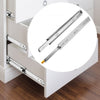 VEVOR Heavy Duty Drawer Slides 2PCS Drawer Slides 24\" Locking Drawer Slides 250LBS Capacity Heavy Duty Slides Three Section Full Extension Drawer Slide Cold-Rolled Steel Industrial Drawer Slides