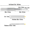 VEVOR Heavy Duty Drawer Slides 36\" Length, Locking Drawer Slides 500lbs Load Capacity Long Full Extension Drawer Slide 1 Pair Side Mount Ball Bearing Drawer Glides Push to Open Drawer Runners Rail
