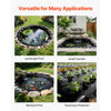 VEVOR 15 x 20 ft Pond Liner, 14 Mil Thickness, 3-Layer Reinforced PE Fish Koi Pond Liner for Outdoor Ponds, with Hemmed Edge and 4 Metal Buttonholes, for Water Garden, Waterfall, and Fountains, Black