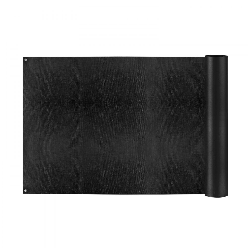 VEVOR 15 x 20 ft Pond Liner, 14 Mil Thickness, 3-Layer Reinforced PE Fish Koi Pond Liner for Outdoor Ponds, with Hemmed Edge and 4 Metal Buttonholes, for Water Garden, Waterfall, and Fountains, Black