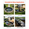 VEVOR 8 x 10 ft Pond Liner, 45 Mil Thickness, EPDM Rubber Material Fish Pond Liner for Outdoor Ponds, Easy to Cut, Durable & Leakproof, for Water Garden, Waterfall, Fishpond, Koi, Fountains, Black