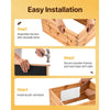 VEVOR Bee Hive Deep Box Starter Kit, 100% Beeswax Coated Natural Fir Wood, Langstroth Beehive Kit with 10 Frames and Foundations, Transparent Acrylic Bee Windows for Beginners and Pro Beekeepers