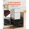 VEVOR Mini Fridge Stand with Storage, 176 lb-Capacity Mini Fridge Table with 2 Drawers & 4 Swivel Wheels, Mobile Mini Fridge Shelf, Black Mini Fridge Organizer for Dorm, Apartment, Office, Bedroom