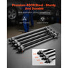 VEVOR Pull and Press Sleeve Kit, 26 PCS, Steel Bush Removal Insertion Sleeve Tools with Carrying Case, Compatible with LCV and HGV Engines, for Removing and Installing Bushings, Bearings, and Seals