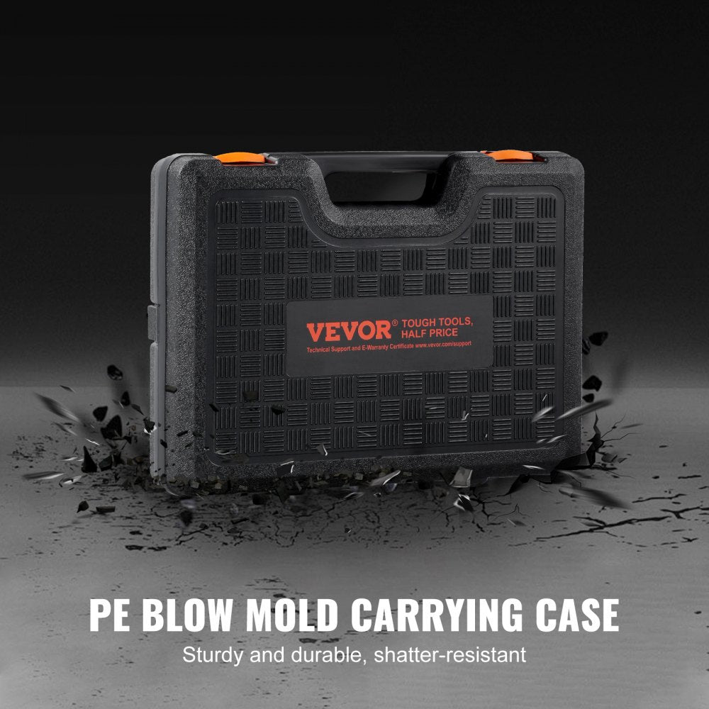 VEVOR 36 PCS Pull and Press Sleeve Kit, Steel Bush Bearing Removal and Installation Set, Bush Removal Insertion Sleeve Tools with Carrying Case, Multi-Vehicle Compatibility for LCV and HGV Engines