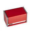 VEVOR Metal Tool Box, 8.6-inch, Portable Metal Tool Box with 3 Drawers, Small Tool Chest with EVA Liners and PP Feet Pads, Heavy-Duty Steel With Ball Bearing Opening and Powder Coated Finish, Red