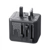 VEVOR Universal Travel Adapter, 5-in-1, International European Power Adapter with 2 USB-C, 2 USB-A Ports, 1 AC Outlet, 4 Different Plugs, Worldwide Plug Adaptor Wall Charger, for Europe UK EU AUS USA