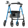 VEVOR Rollator Walker for Seniors and Adult, Lightweight Aluminum Foldable Rolling Walker with Adjustable Seat and Handle, Outdoor Mobility Rollator Walker with 8" All Terrain Wheels, 300LBS Capacity