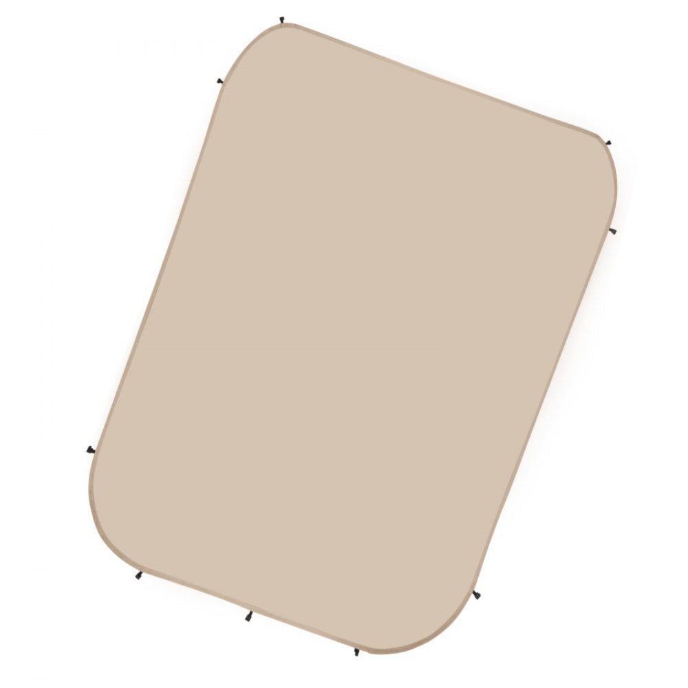 VEVOR Sun Shade Sail Canopy Covers, Fit for 10 x 9.2 ft Screen House Tent, Sun Protection, 5.51 x 4.23 ft 300D Oxford Silver-Coated Fabric, Pack of 3 (Not Include Tent), for Outdoor Activities, Beige