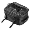 VEVOR Motorcycle Tail Bag, 22-34 L Expandable Motorcycle Rear Seat Bag with Waterproof Rain Cover, Outdoor Sports Motorbike Luggage Storage Backpack Handbag with Straps, Pocket & Elastic Cord, Black