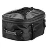 VEVOR Motorcycle Tail Bag, 22-34 L Expandable Motorcycle Rear Seat Bag with Waterproof Rain Cover, Outdoor Sports Motorbike Luggage Storage Backpack Handbag with Straps, Pocket & Elastic Cord, Black