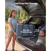 VEVOR Folding Camping Storage Cabinet, Outdoor Portable Aluminum Lightweight Table, Quick Set-up Compact Kitchen Cook Station, with 6 Shelves and Carry Bag, for Picnic, BBQ, Camping, RV Traveling