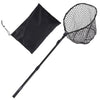 VEVOR Fishing Net, Foldable Landing Nets with Telescopic Handle, Portable Lightweight and Stronger 6063 Aluminum Fish Gear, Soft Silicone Fish-Friendly Mesh, for Kayak, Boat, Bank, Pond, Gifts for Men